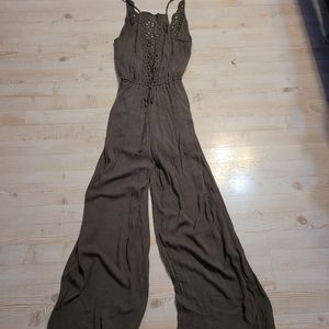Olive Green Women's Jumpsuit